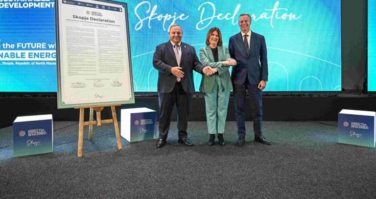 Скопје стана центар на глобалната енергетска визија – со потпишување на „Декларацијата Скопје“ заврши Светскиот енергетски форум IFESD-14