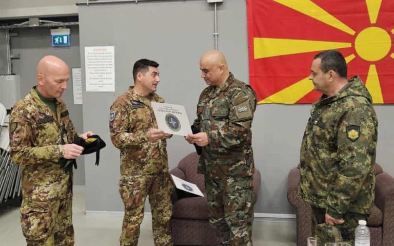 Началникот на Генералштабот на АРМ во посета на контингентите распоредени во Романија и Бугарија