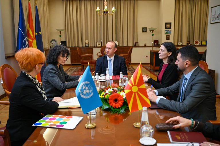 Гаши на средба со постојаната координаторка на ОН, Рита Колумбија