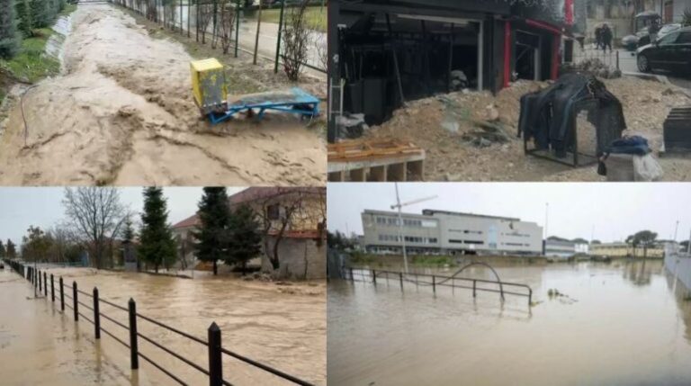 Поплави во Драч: Eвакуирани 180 лица, поплавени околу 800 домови