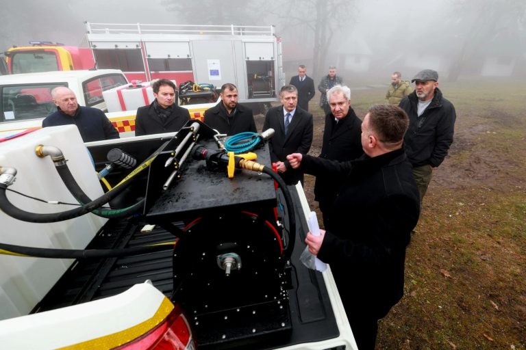 Нови возила и опрема за „Јасен“ во рамки на проектот за превенција од шумски пожари