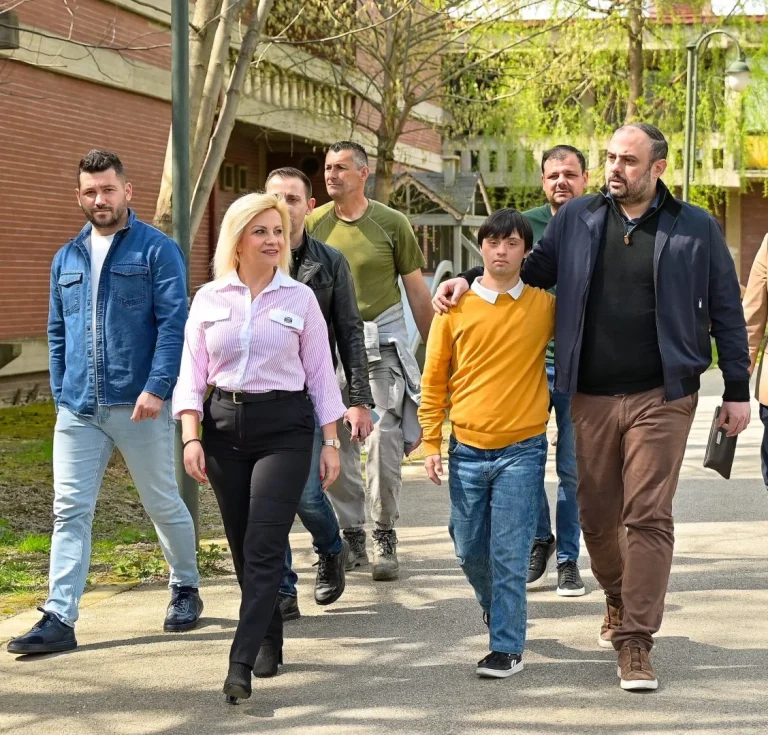 Градоначалникот на Град Скопје  на настан организиран по повод Светскиот ден на лицата со Даунов синдром