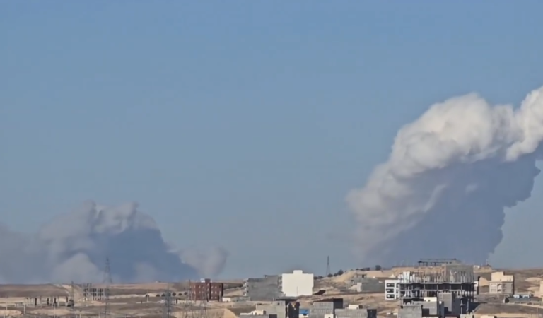 (Видео) Експлозии и огромни столбови чад во близина на Техеран