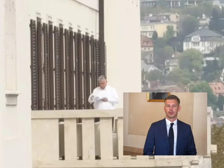 Маѓар објави видео, од далеку се гледа Орбан на балкон: Што мислите дека чита – неговиот проштален говор или спортски вести?