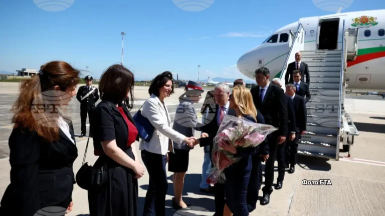 Бугарската парламентарна делегација пристигна во Рим по повод 24 Мај