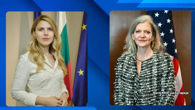 Шефицата на бугарската дипломатија Петрова разговараше со потсекретарката за политички прашања во Стејт департментот Алисон Хукер за безвизниот режим и стратешкото партнерство меѓу Бугарија и САД