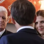 Шефицата на бугарската дипломатија Велислава Петрова дел од официјалната делегација на Румен Радев во Париз и Брисел