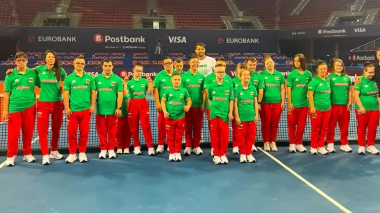 Најдобриот бугарски тенисер Григор Димитров им даде поддршка на спортистите со Даунов синдром во пресрет на Светското првенство во Софија
