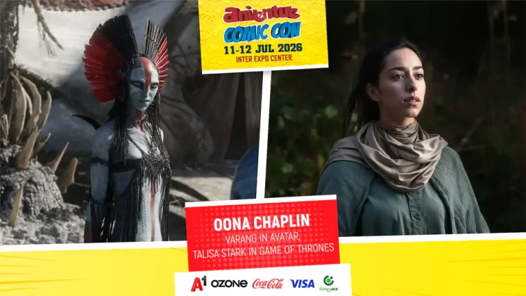 Уна Чаплин доаѓа на Aniventure Comic Con во Бугарија