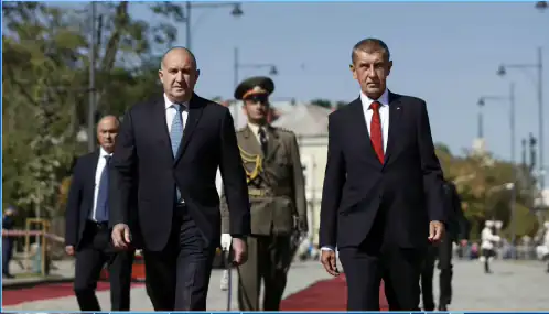 Премиерот на Чешка Андреј Бабиш е во официјална посета на Бугарија