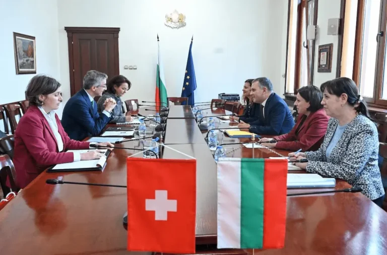 Швајцарија и Бугарија разговараа за соработката во правосудството, културата и науката